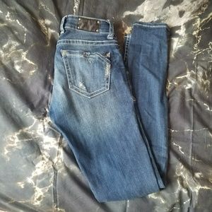 Buckle Black Skinny Jean